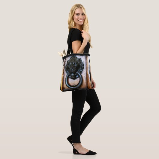 Dit is Campbell CA, historische Ansley House Knock Tote Bag (Op model)
