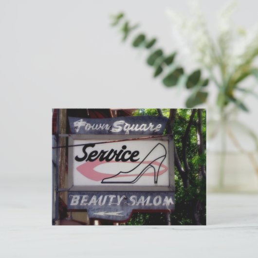 Dit is Campbell CA, Old Campbell Signage Briefkaar Briefkaart (Staand voorkant)