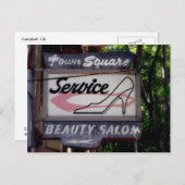 Dit is Campbell CA, Old Campbell Signage Briefkaar Briefkaart (Voorkant / Achterkant)