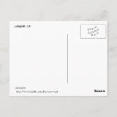 Dit is Campbell CA, Old Campbell Signage Briefkaar Briefkaart (Achterkant)