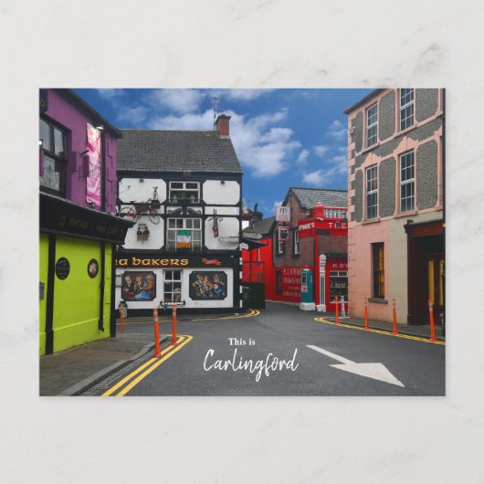 Dit is Carlingford - Ierland Briefkaart (Voorkant)