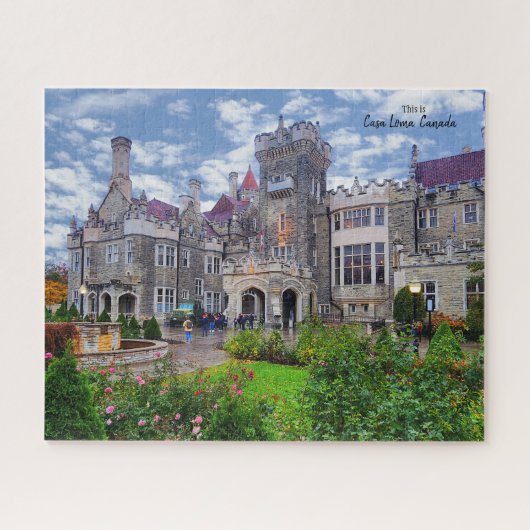 Dit is Casa Loma, Toronto, Canada Legpuzzel (Horizontaal)