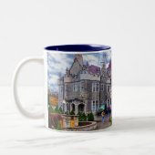 Dit is Casa Loma, Toronto, Canada Tweekleurige Koffiemok (Links)