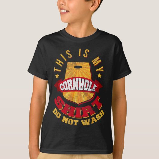 Dit Is Cornhole Shirt Niet Wassen Grappige Bean Ba (Voorkant)