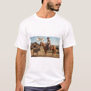 Dit Is Cowboy en Ezel Grappige Grafische T-shirt