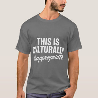Dit is cultureel ongeschikte hiphop raplyriek t-shirt