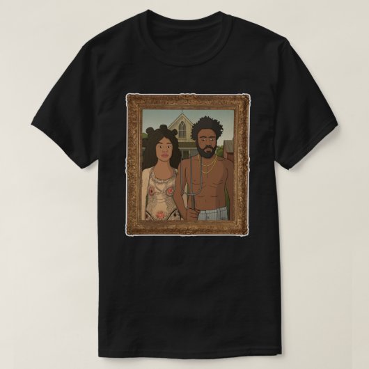Dit is de Amerikaanse Gothic Essential T-Shirt (Design voorkant)