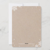 Dit is de Amerikaanse Vakantiay Fotokaart Kraft Feestdagenkaart (Achterkant)