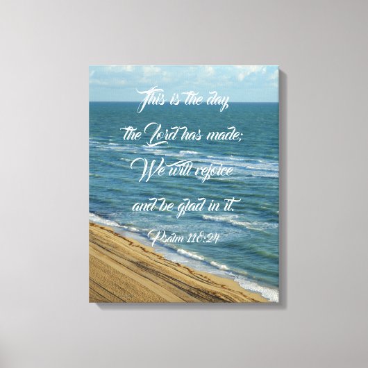 Dit is de Christelijke Bijbel van de Bijbel van de Canvas Afdruk (Voorkant)