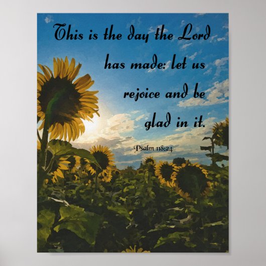 Dit is de Dag, Bijbelversie Poster (Voorkant)
