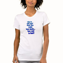 Dit is de Dag Blauwe Tekst T-shirt