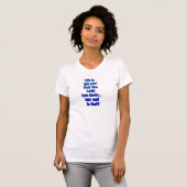 Dit is de Dag Blauwe Tekst T-shirt (Voorkant volledig)