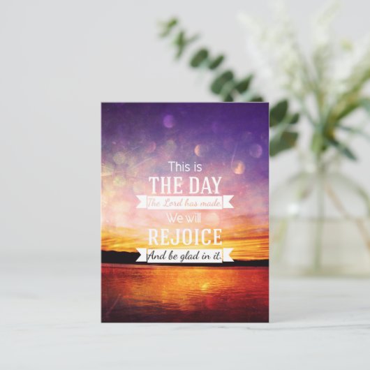 Dit is de dag dat de heer... briefkaart (Staand voorkant)