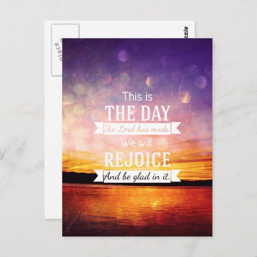 Dit is de dag dat de heer... briefkaart (Voorkant / Achterkant)