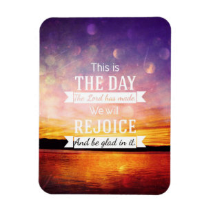 Dit is de dag dat de heer... magneet