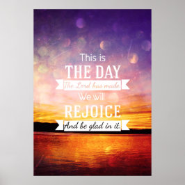 Dit is de dag dat de heer... poster