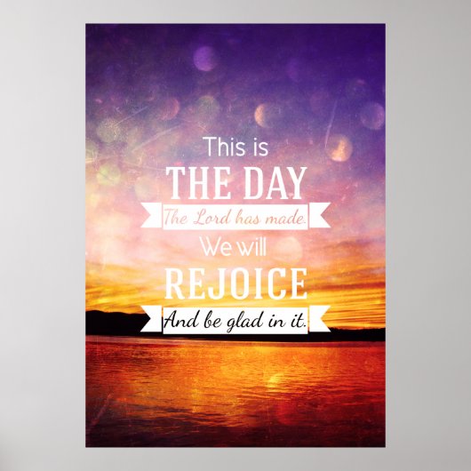 Dit is de dag dat de heer... poster (Voorkant)