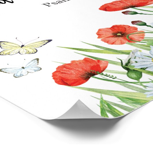 Dit is de dag dat de Heer Psalm heeft gemaakt Poster (Hoek)