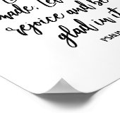 Dit is de Dag de Christelijke Druk van de Manuscri Poster (Hoek)