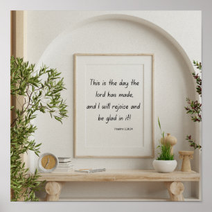 Dit is de dag die de Heer gemaakt heeft. Poster