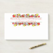 Dit is de dag die de Heer heeft gemaakt Post-it® Notes (Op bureau)