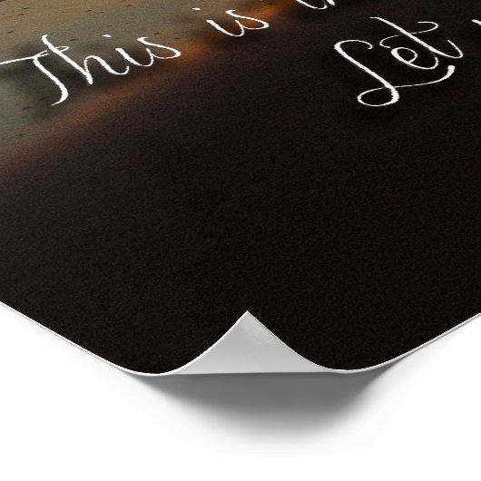 Dit is de dag die de Heer heeft gemaakt Poster (Hoek)