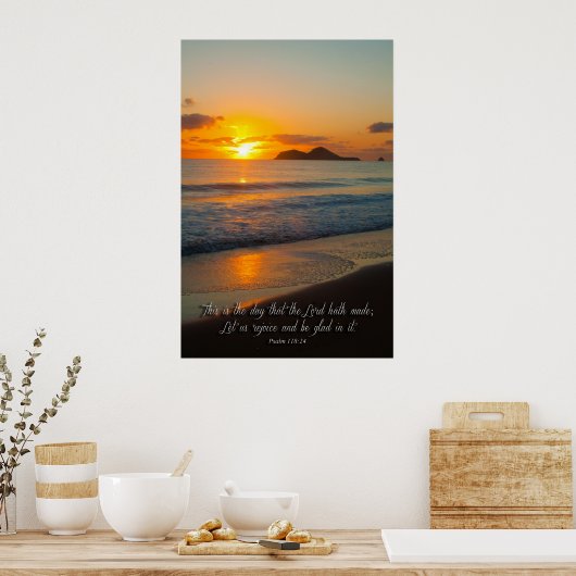 Dit is de dag die de Heer heeft gemaakt Poster (Keuken)