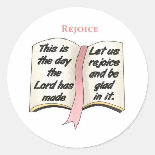 Dit is de dag die de Heer heeft gemaakt Ronde Sticker