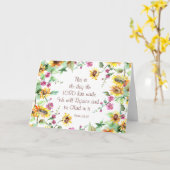 Dit is de Dag die de Heer Psalm 118:24 heeft gemaa Kaart (Gele Bloem)