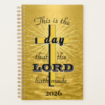 Dit is de dag Goud, 2026 Christelijke Planner