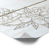 DIT IS DE DAG Pioenrozen Christelijk Lijst Art TV Poster (Hoek)