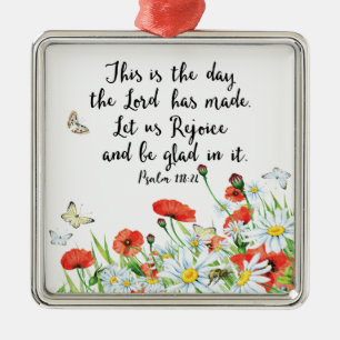 Dit is de Dag van de Heer Metalen Ornament