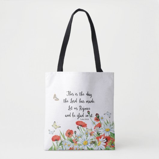 Dit is de Dag van de Heer Tote Bag (Voorkant)