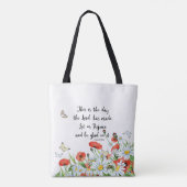 Dit is de Dag van de Heer Tote Bag (Achterkant)