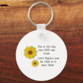 Dit is de Dag Zonnebloem Sleutelhanger (Voorkant)