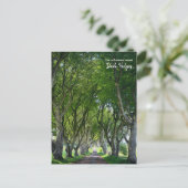 Dit is de Dark Hedges - Noord-Ierland Briefkaart (Staand voorkant)