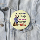 Dit is de deelstaat Beloften Ronde Button 4,0 Cm (In situ)