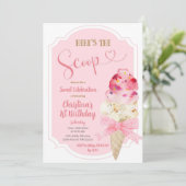 Dit is de eerste verjaardagsuitnodiging van het Sc Kaart (Staand voorkant)