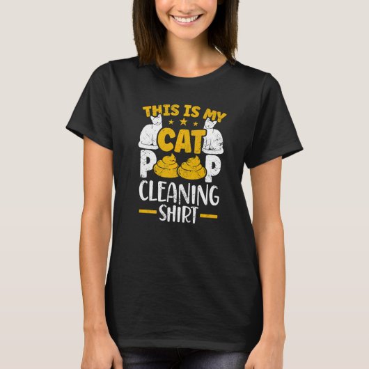 Dit is de eigenaar van mijn kattenpootkat t-shirt (Voorkant)