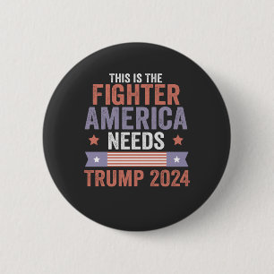 Dit is de Fighter American heeft Trump 2024 cadeau Ronde Button 5,7 Cm