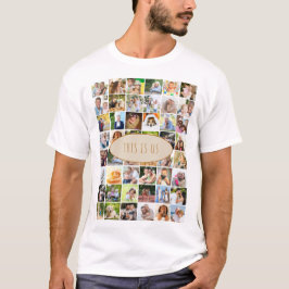 Dit is de Foto Collage Family Reunion van ons 40 T-shirt