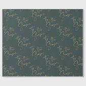 Dit is de Groene Minimale Kerstmis van de Seizoenp Cadeaupapier (Vlak)