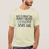 Dit is de grootste opa ter wereld (2) t-shirt (Voorkant)