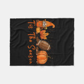 Dit is de Herfst Thanksgivin, die het verzegeltje  Fleece Deken (Voorkant (Horizontaal))