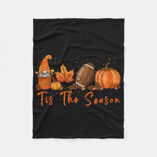 Dit is de Herfst Thanksgivin, die het verzegeltje  Fleece Deken (Voorkant)