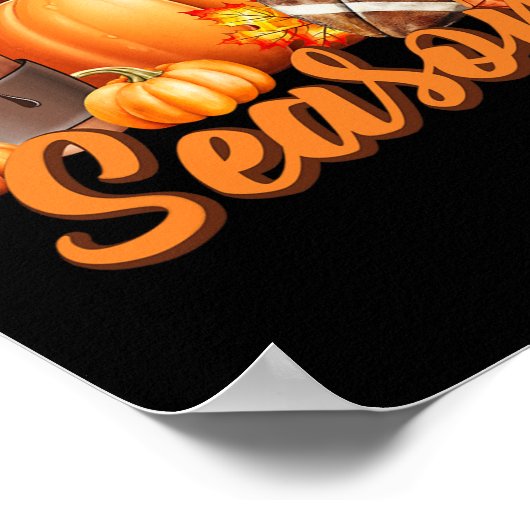 Dit is de Herfst Thanksgivin, die het verzegeltje  Poster (Hoek)