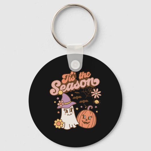 Dit is de Herfst van de Seizoenpompoen, herfst Hal Sleutelhanger (Voorkant)