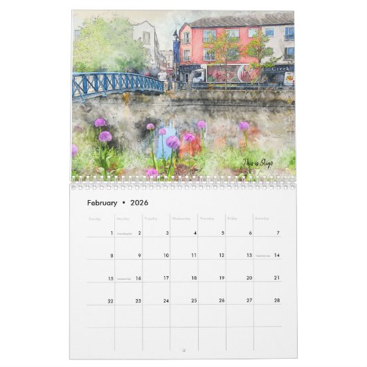 Dit is de Ierse kalender (Feb 2026)