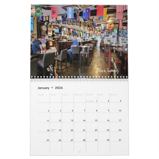 Dit is de Ierse kalender (Jan 2026)