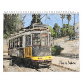 Dit is de kalender van Lissabon Portugal (Hoes)
